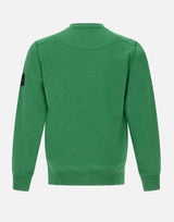 STONE ISLAND Felpa in cotone GREEN Uomo 