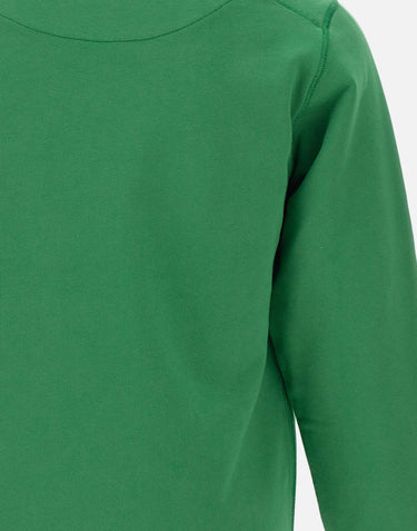 STONE ISLAND Felpa in cotone GREEN Uomo 