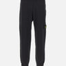 STONE ISLAND Pantalone in felpa di cotone BLACK Uomo 