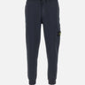 STONE ISLAND "Organic Cotton Fleece" BLUE Uomo 