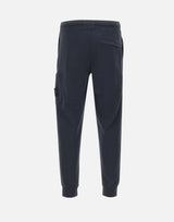STONE ISLAND "Organic Cotton Fleece" BLUE Uomo 