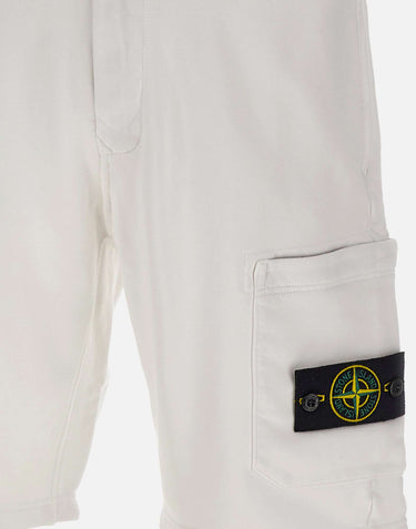 Bermuda in felpa di cotone biologico 6200011S0051 V0001 STONE ISLAND 