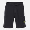 Bermuda in felpa di cotone biologico 6200011S0051 V0029 STONE ISLAND 