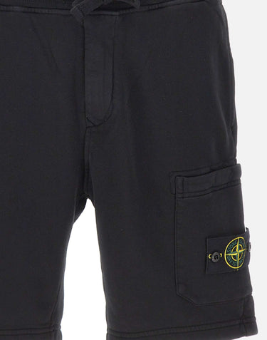 Bermuda in felpa di cotone biologico 6200011S0051 V0029 STONE ISLAND 