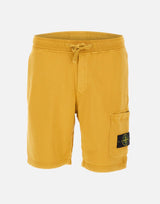Bermuda in felpa di cotone biologico 6200011S0051 V0034 STONE ISLAND 