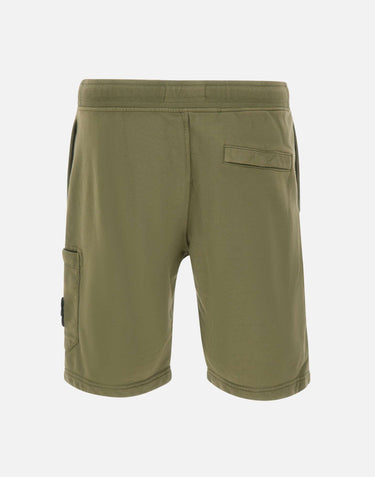 Bermuda in felpa di cotone biologico 6200011S0051 V005G STONE ISLAND 