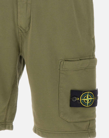 Bermuda in felpa di cotone biologico 6200011S0051 V005G STONE ISLAND 