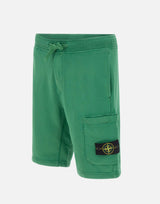 Bermuda in felpa di cotone biologico 6200011S0051 V005H STONE ISLAND 