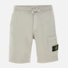 Bermuda in felpa di cotone biologico 6200011S0051 V0061 STONE ISLAND 