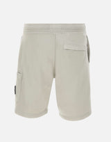 Bermuda in felpa di cotone biologico 6200011S0051 V0061 STONE ISLAND 
