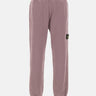 STONE ISLAND Pantalone in felpa malfilé effetto "old" PURPLE Uomo 