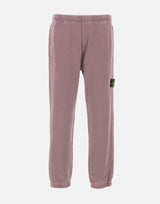 STONE ISLAND Pantalone in felpa malfilé effetto "old" PURPLE Uomo 