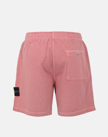 Shorts in felpa malfilé effetto "old" 6200014S0060 V018G STONE ISLAND 