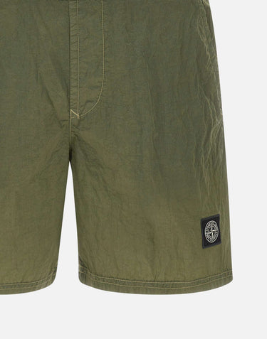 STONE ISLAND Costume in nylon metal Econyl GREEN Uomo 