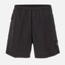 STONE ISLAND Shorts in tela di cotone stretch Paracadute BLACK Uomo 