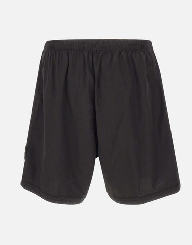 STONE ISLAND Shorts in tela di cotone stretch Paracadute BLACK Uomo 
