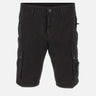 Shorts in tela di cotone biologico spazzolato effetto "old" L100019S00WA V0129 STONE ISLAND 