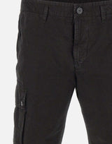 Shorts in tela di cotone biologico spazzolato effetto "old" L100019S00WA V0129 STONE ISLAND 