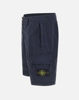 Bermuda in twill di cotone biologico stretch L100019S0A10 V0020 STONE ISLAND 