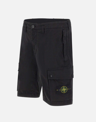 Bermuda in twill di cotone biologico stretch L100019S0A10 V0029 STONE ISLAND 