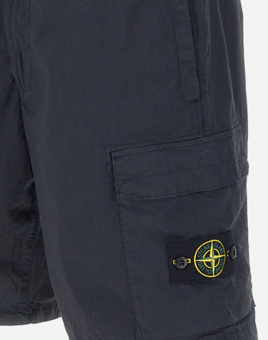 Bermuda in tela di cotone stretch "Paracadute" L100020S0003 V0020 STONE ISLAND 
