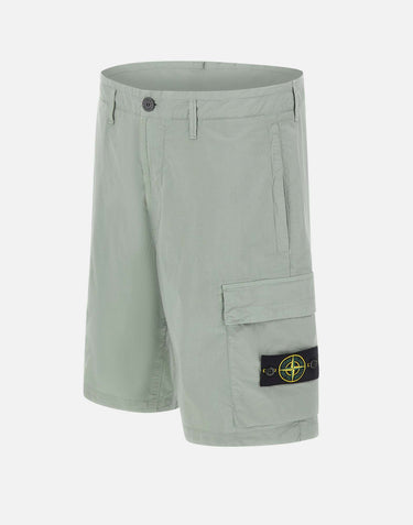 Bermuda in tela di cotone stretch "Paracadute" L100020S0003 V0055 STONE ISLAND 