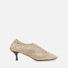 Scarpe con tacco "Jewel All Over Strass" R14CONNIE BEIGEPLATIN STRATEGIA 