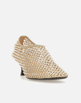 Scarpe con tacco "Jewel All Over Strass" R14CONNIE BEIGEPLATIN STRATEGIA 