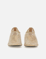 Scarpe con tacco "Jewel All Over Strass" R14CONNIE BEIGEPLATIN STRATEGIA 