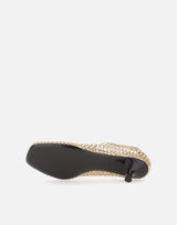 Scarpe con tacco "Jewel All Over Strass" R14CONNIE BEIGEPLATIN STRATEGIA 