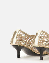 Scarpe con tacco "Jewel All Over Strass" R14CONNIE BEIGEPLATIN STRATEGIA 