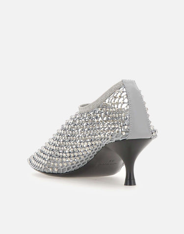 Scarpe con tacco "Jewel All Over Strass" R14CONNIE SILVER STRATEGIA 