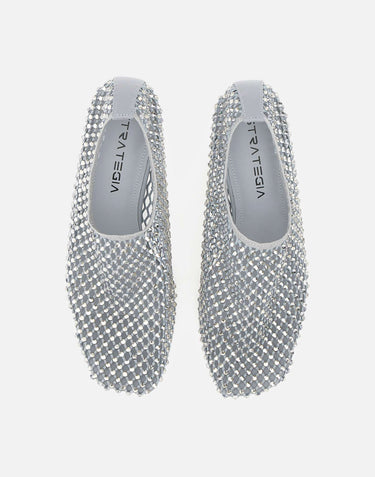 Scarpe con tacco "Jewel All Over Strass" R14CONNIE SILVER STRATEGIA 