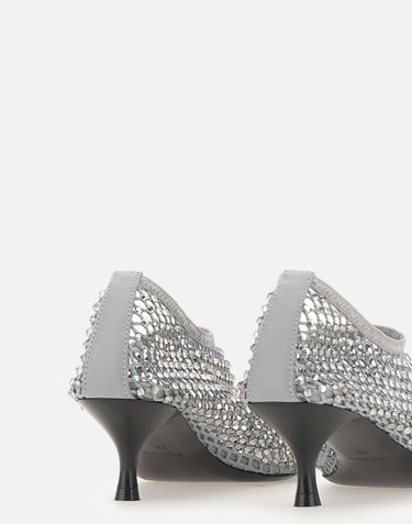 Scarpe con tacco "Jewel All Over Strass" R14CONNIE SILVER STRATEGIA 