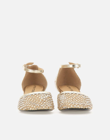 Scarpe con tacco "Shiny Décolleté All Over Strass" R15CONNIE PLATINUM STRATEGIA 