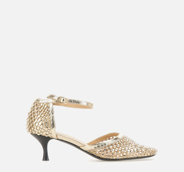 Scarpe con tacco "Shiny Décolleté All Over Strass" R15CONNIE PLATINUM STRATEGIA 