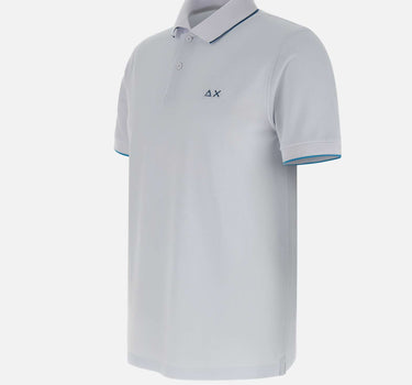 "Small stripes on collar polo" A35110 01 SUN68 