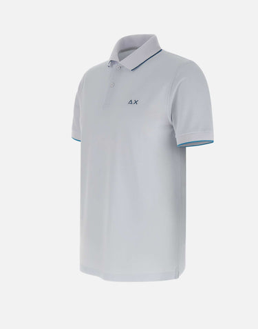 "Small stripes on collar polo" A35110 01 SUN68 