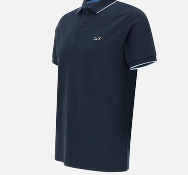 "Small stripes on collar polo" A35110 07 SUN68 