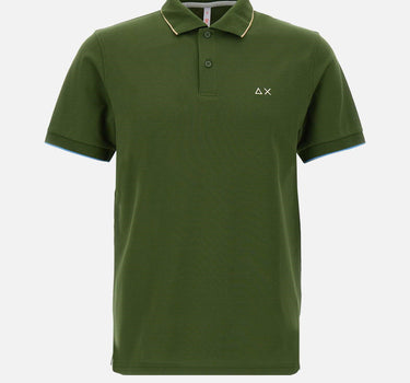"Small stripes on collar polo" A35110 37 SUN68 