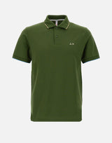"Small stripes on collar polo" A35110 37 SUN68 