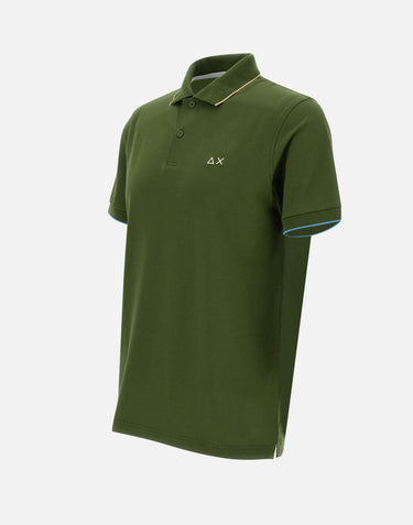 "Small stripes on collar polo" A35110 37 SUN68 