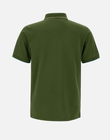 "Small stripes on collar polo" A35110 37 SUN68 