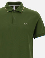 "Small stripes on collar polo" A35110 37 SUN68 