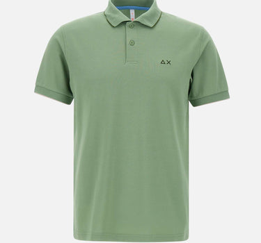 "Small stripes on collar polo" A35110 84 SUN68 