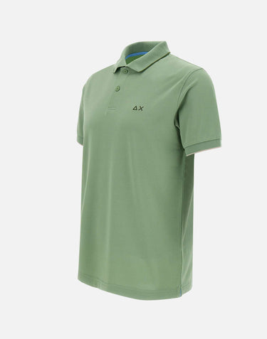 "Small stripes on collar polo" A35110 84 SUN68 