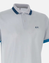 Polo "Big stripes on collar" A35112 01 SUN68 