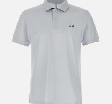 "Print under collar polo shirt" A35115 01 SUN68 