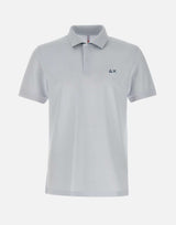 "Print under collar polo shirt" A35115 01 SUN68 