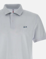 "Print under collar polo shirt" A35115 01 SUN68 